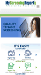 Mobile Screenshot of myscreeningreport.com